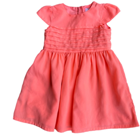 CHARMING, pleated front, infant dress by Carter’s - Picture 1 of 5